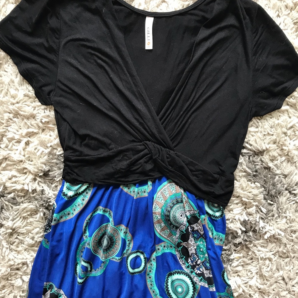 Short sleeve maxi dress